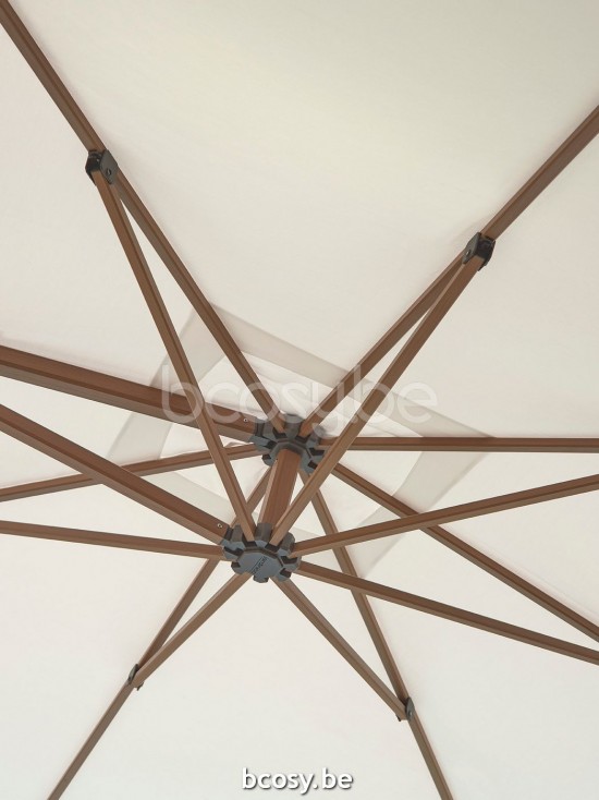 Jardinico JCP301 Parasols suspendus deportés pendants décentrés flottants à mât libre décentré.