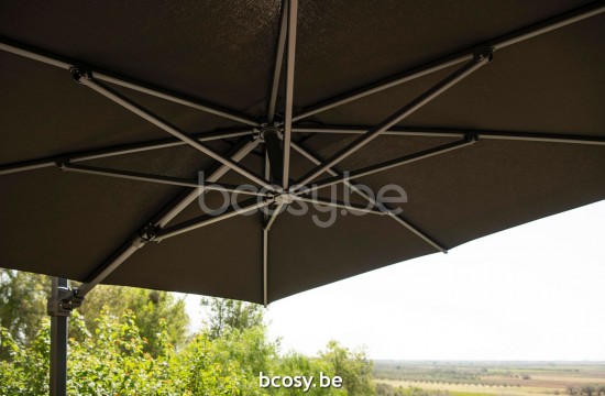 Jardinico JCP301 300x300 Quadratischer Freiarmschirm Schwarzer Mast Stoff Pitch Sunbrella Plus Marine.