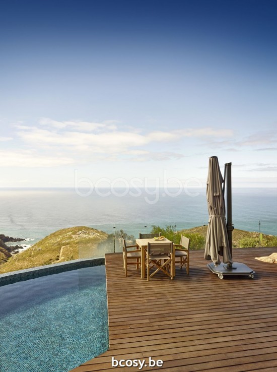 Jardinico JCP401 370x370 Quadratischer Freiarmschirm Anthrazit Mast Stoff Pearl Sunbrella Plus Marine.