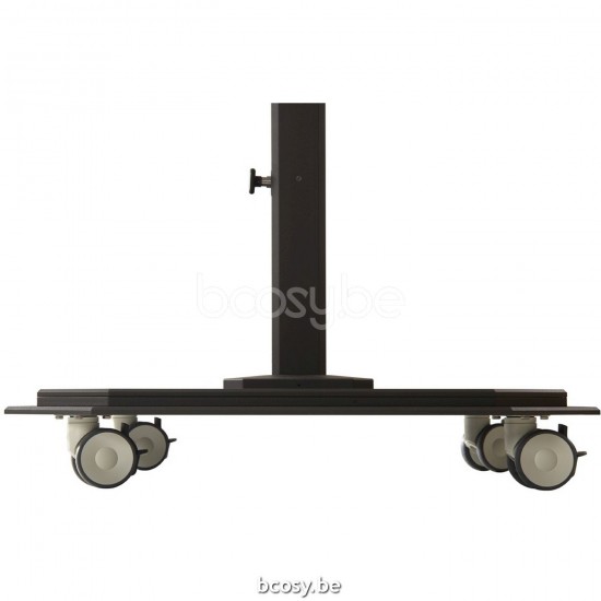 Jardinico CARACTERE JCP401 370x370 Square Sidepost Cantilever Free Pole Mast Floating Parasol 3,7x3,7 Pole Mast Post Charcoal Powder Coated Aluminium| Canopy-fabrics Pearl Sunbrella Plus Marine.