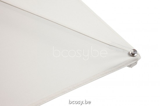 Jardinico CARACTERE JCP403 Ø400 Round Sidepost Cantilever Free Pole Mast Floating Parasol Pole Mast Post White Powder Coated Aluminium| Canopy-fabrics Pearl Sunbrella Plus Marine.