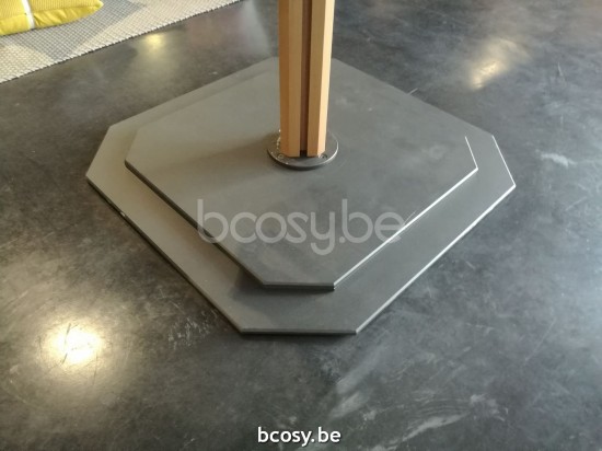 Jardinico JCP501 Parasols suspendus deportés pendants décentrés flottants à mât libre décentré.