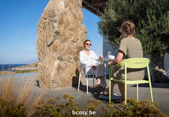 Jardinico KUDOS BISTRO Runder Bistrotisch Weisser.