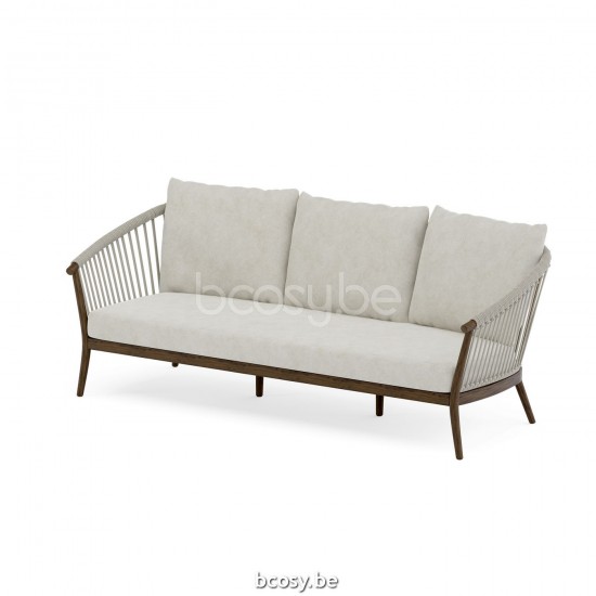 Jardinico LEGNA Tuinsofa Sable Teak - cream Cream.