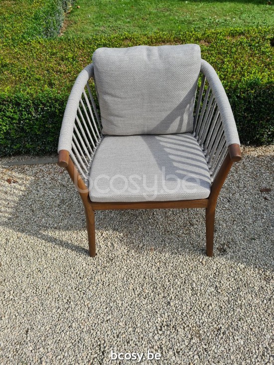 Jardinico LEGNA Fauteuil Sable Teck - cream Cream.