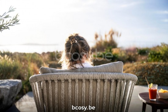 Jardinico LEGNA Chaise Longue Sable Teak - cream Cream.