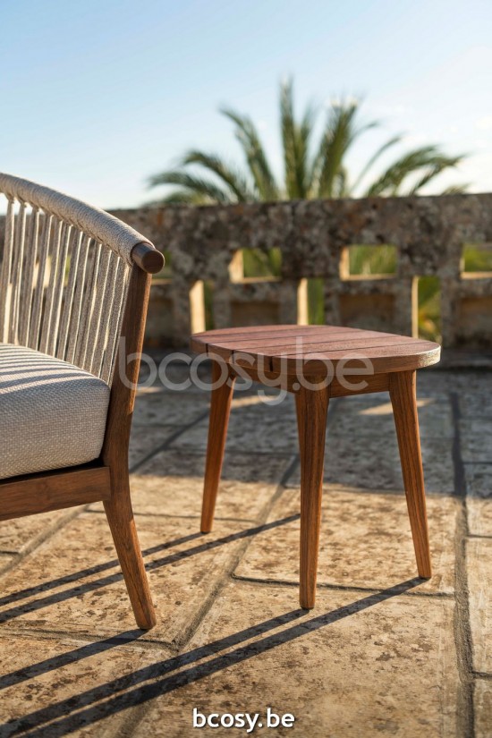 Jardinico LEGNA Table D'appoint Sable Teck.