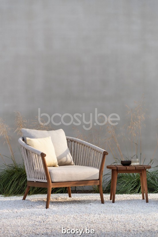 Jardinico LEGNA Rectangular Sidetable 50x35 Sable Teak.