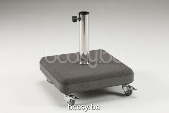 Jardinico LUCCA Pied De Parasol Lucca Light 35 Kg Anthracite concrete.