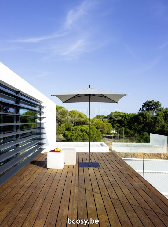 Jardinico MALIBU Ampelschirme Mittelstockschirme Sonnenschirme Sonnenschutze Teleskopschirme.