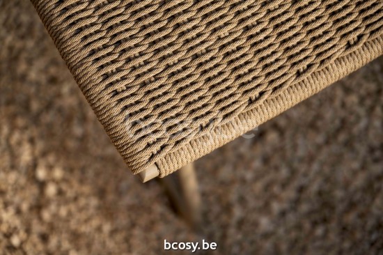  Jardinico MANI Loungesessel 1s Mandel alu - Mandelseil Brulé.