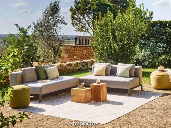 Jardinico MAUROO Lounge Set Modulare Mittelteile 2 Personen.