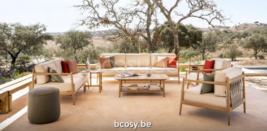 Jardinico NOA Gartenloungegarnitur Gartencouch Loungegruppe.