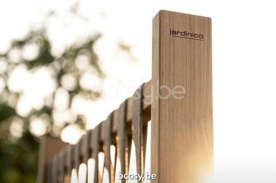 Jardinico NOA Garden divider low teak - artichoke strap.