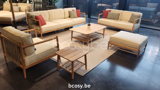 Jardinico NOA Rectangular Outdoor Garden Coffee Table Teak.