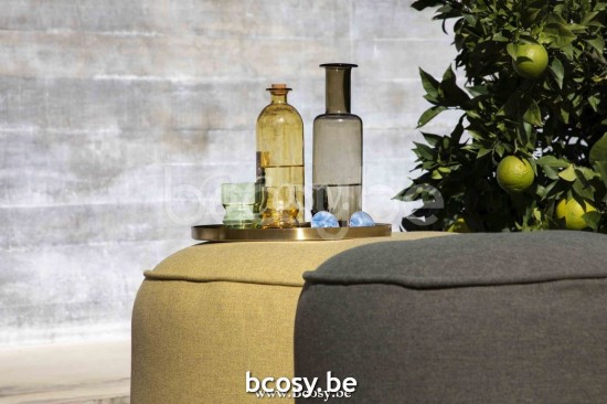 Jardinico POUFS BAY Round Pouf Medium Honey.