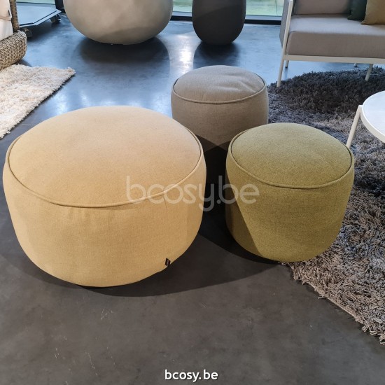  Jardinico POUFS BAY Runder Puff Ø50x40H Klein Flame.