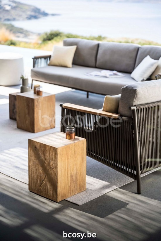 Jardinico SCOOP Sofa 3p Lava - Brown Beige.