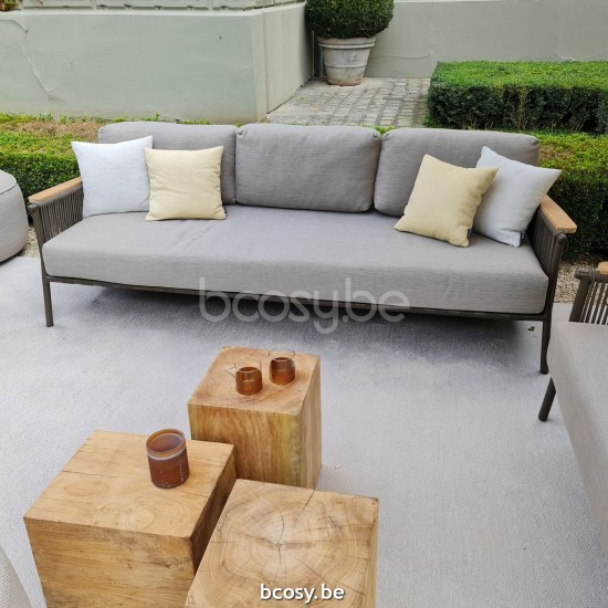 Jardinico SCOOP Canapé Sofa 3p Lava - Brown Beige.