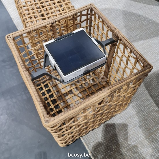 Jardinico SOLORE Quadratischer Led-beleuchtung Grote Kubus Natural.