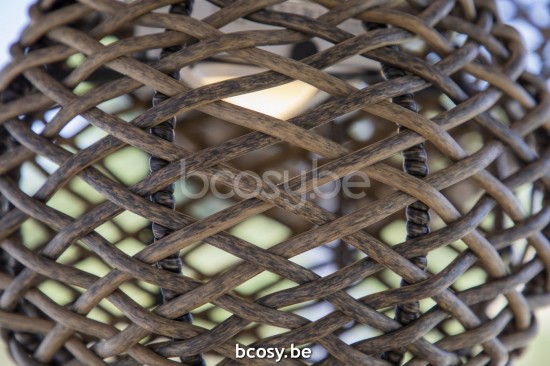 Jardinico SOLORE Runder Led-beleuchtung Medium Taupe.