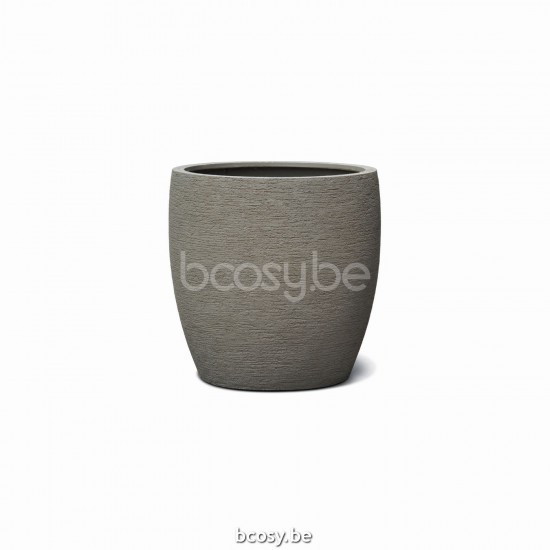 Jardinico TERRA Round Plant Pot Terra Dôme Pottery set Macchiato.