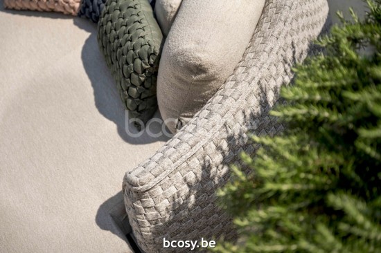 Jardinico TONDO Round Daybed Linen alu - Seal Rope Pampas cat C.