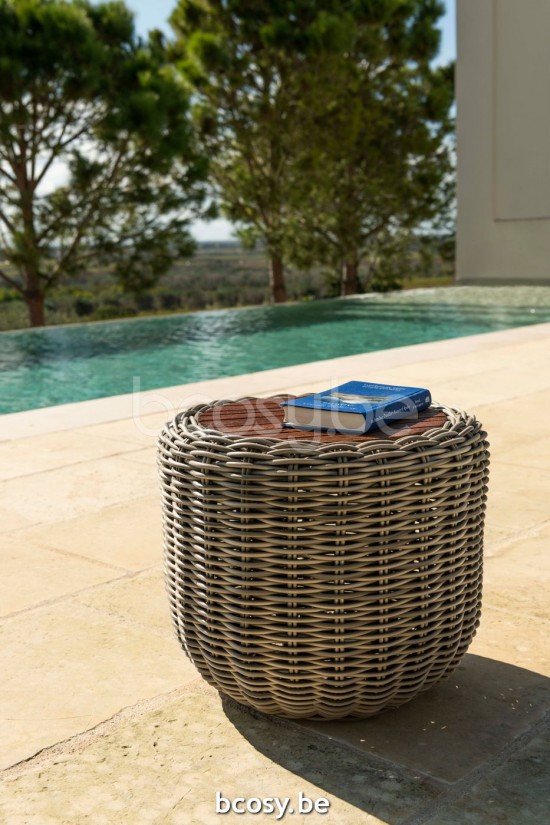 Garten.ag Brandstores Jardinico24 TUGU Beistelltisch Seitentisch--Ø45-F16W64-0.