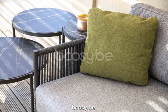 Jardinico VOLTE Bout De Canapé Antracite Ceramic Nero-Charcoal.