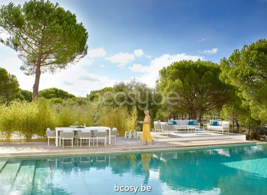 Jardinico VOLTE Table Basse Blanc Ceramic Bianco.