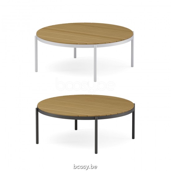 Jardinico VOLTE Table Basse Antracite Teak.