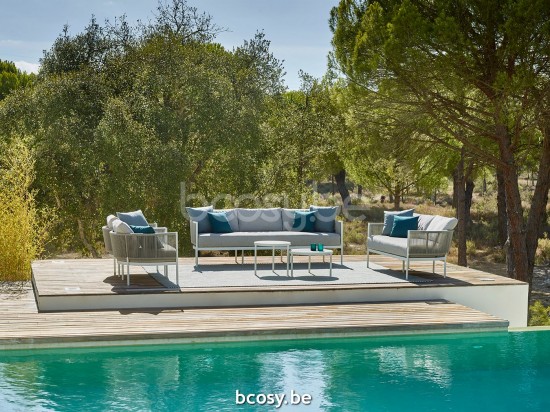 Jardinico VOLTE Table Basse Blanc Ceramic Bianco.