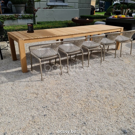 Jardinico YUNA Lehnstuhl - Sessel Anthrazit - Anthrazitfarbene Schnur Beige.