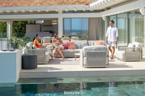 Jati&Kebon Durbuy garden outdoor lounge sets Sand mat.