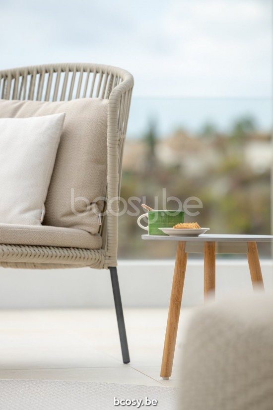 Jati&Kebon Lima garden outdoor lounge sets Charcoal mat aluminium Beige uni.