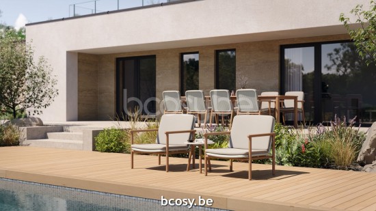 Jati&Kebon Benoa garden outdoor lounge sets Linnen.