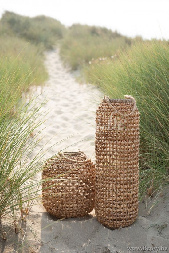 J Line Jline Lanterna Lena Giacinto D Acqua Naturale Medium Farol Lena Jacinto De Agua Natural Medium