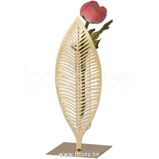 vases Jolipa J Line Jline Soliflore 1 Tube 1 Plume Metal Verre Or Small