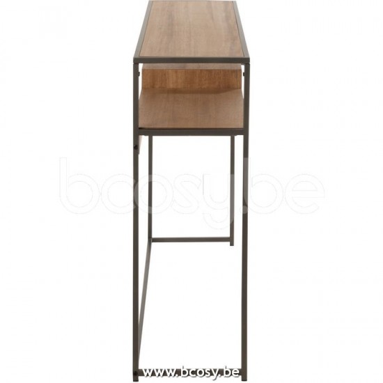 tables de drapier murales Jolipa J Line Jline Console 1 Tiroir Bois Metal Naturel