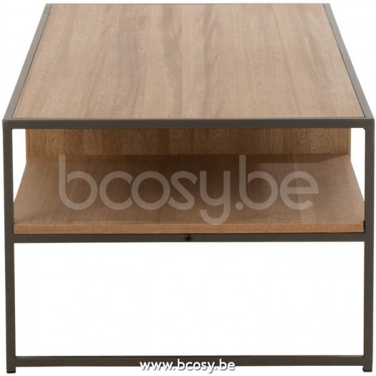 armoires meubles tele tv de television télévision Jolipa J Line Jline Table Tv 1 Tiroir Bois Metal Naturel