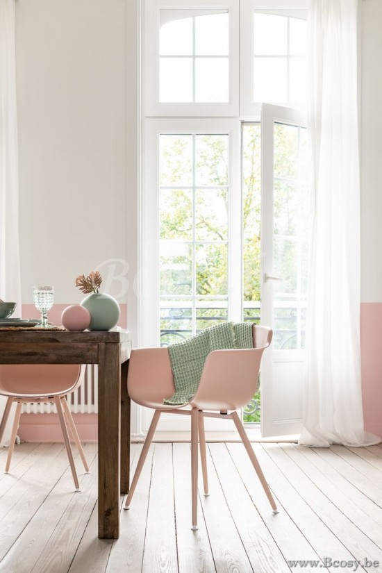 Jline Jarron Bola Ceramica Rosado Pastel Small