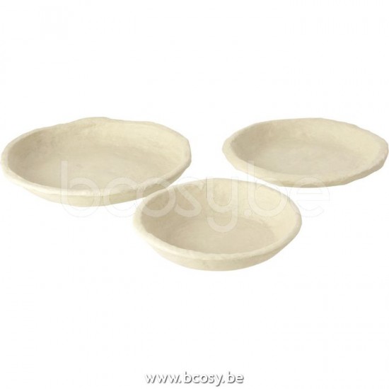 apero plateaux Jolipa J Line Jline Set De 3 Plat Chad Papier Mache Blanc