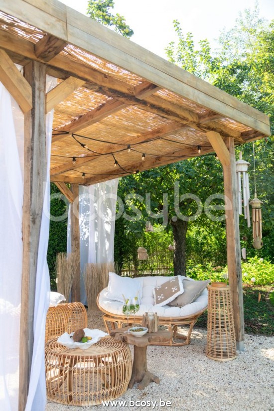 J Line Jline Sessel Roni Kissen Rattan Naturell Weiß sessel couch