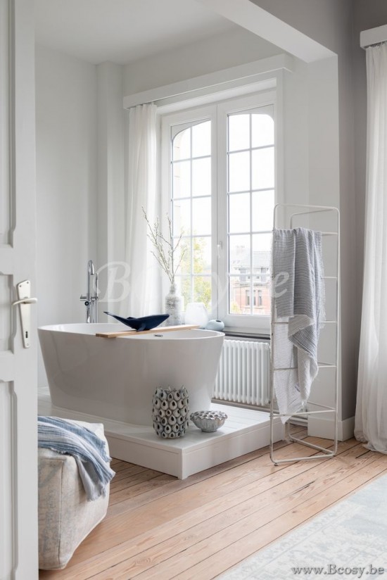 Jline Jarron Anemona Alto Ceramica Azul