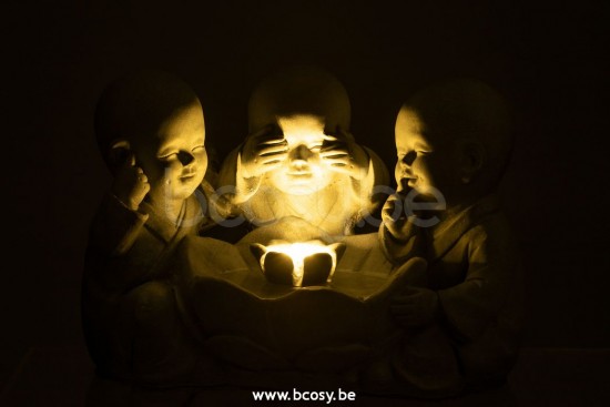 fontaines sources Jolipa J Line Jline Fontaine Moine Entendre Voir Se Taire Resine Gris