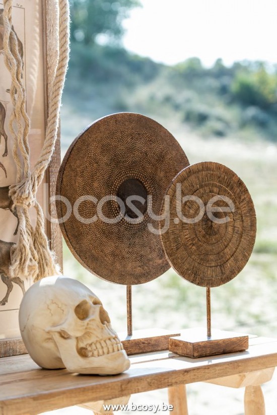 J Line Jline Cranio Resina Beige Small Craneo Resina Beige Small