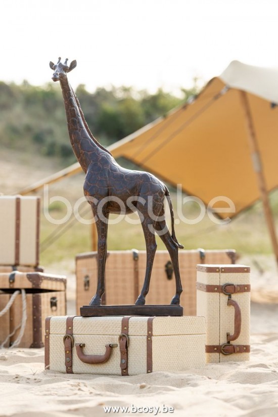 Jline Jirafa Resina Marron Large