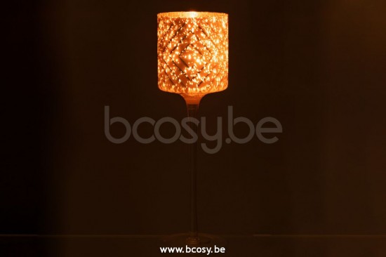 photophores Jolipa J Line Jline Photophore Sur Pied Zigzag Verre Saumon Large