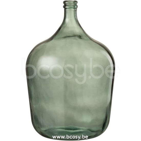 vases Jolipa J Line Jline Vase Carafe Verre Vert Large