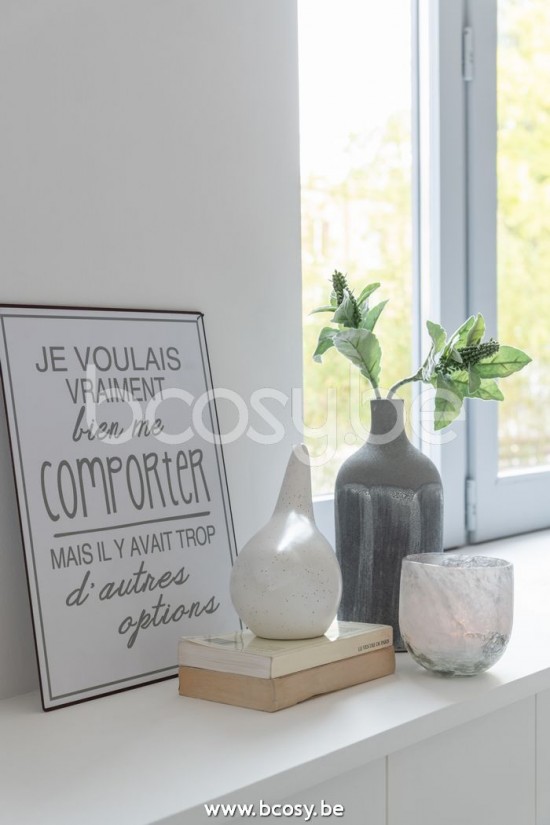 J Line Jline Cartello Work Options Inglese Francese Metallo Bianco Grigio Assortimento Di 2 Cartel Work Options Ingles Frances Metal Blanco Gris Surtido De 2